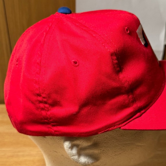 Vintage Sports Specialties MLB Baseball Texas Rangers Red Logo Snapback Hat - Picture 5 of 9